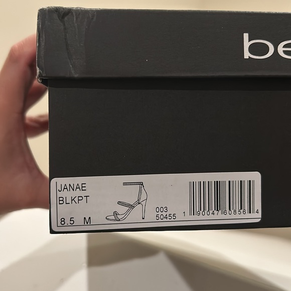 Bebe Janae Sexy Crystal Rhinestone Ankle Strap Dress Sandals - New Condition - Picture 9 of 9